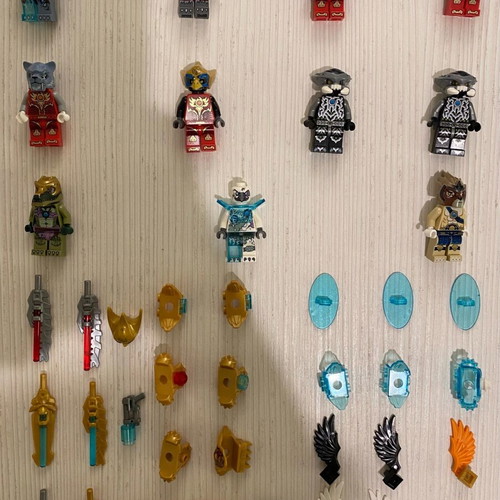 Lego Chima figures and accessories used collection