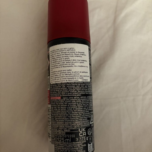 Vichy Homme 96H Clinical Control Deodorant Spray like new, 0% alcohol