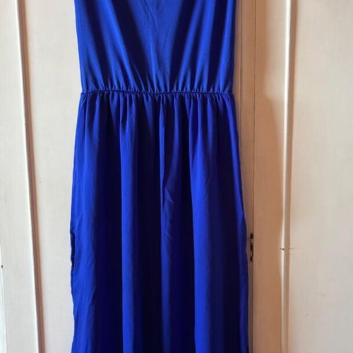 Maxi Dress strapless blue Calzedonia like new