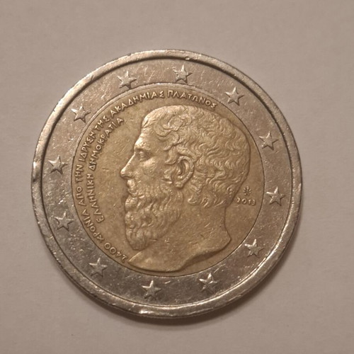 Greek commemorative 2 euro coins like new, set of four