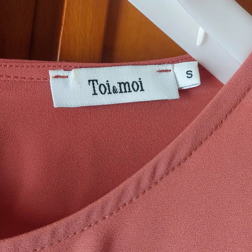 Toi&Moi blouse like new, size S, orange