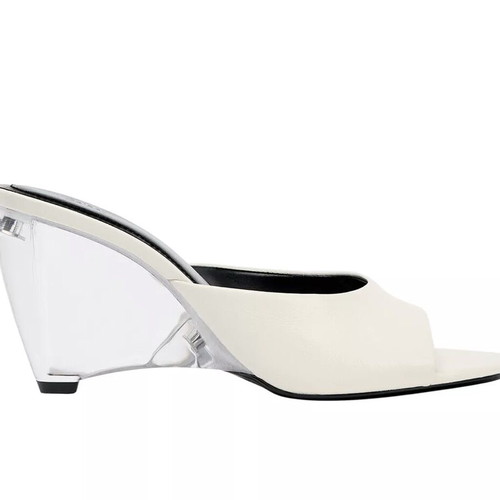 Zara women sandals brand new, genuine leather, white, size 37