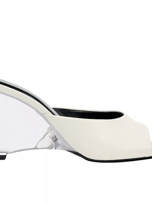 Zara women sandals brand new, genuine leather, white, size 37