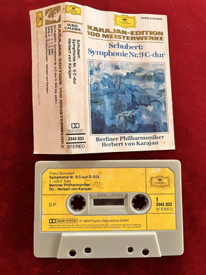 Karajan-Edition Frantz Schubert Συμφωνία αρ.9 σε Ντο μείζονα κασέτα