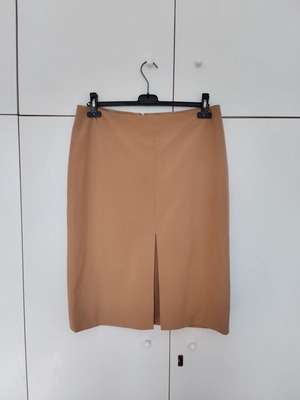 HIRSCH skirt used camel brown beige no. L/XL