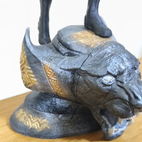 Black Panther Marvel collectible figure 31cm hand-painted 3D printed