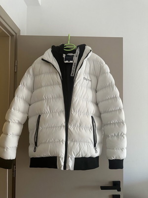 Polo Club men's puffer jacket XL like new, black and white