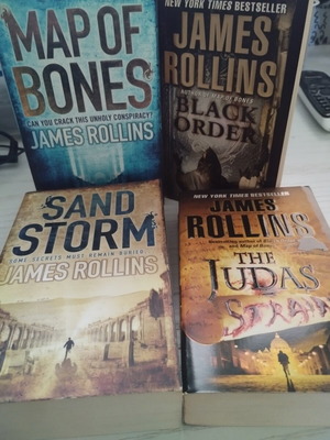 James Rollins Sigma Force πρώτα τέσσερα βιβλία σαν καινούργια