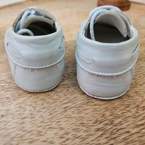 Bambini leather baby shoes size 17, light blue