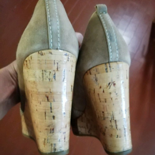 HOGAN Platforms beige sand color, 11cm heel, like new condition