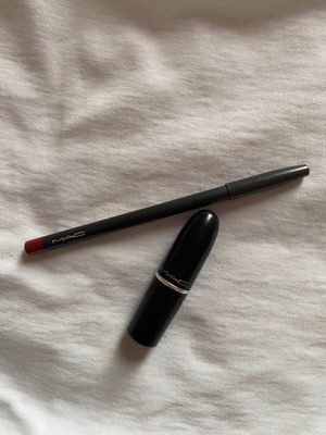 Mac 612 Russia Red κραγιόν και Brick μολύβι χειλιών σαν καινούργια
