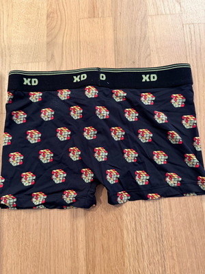 Men's Rubik’s Style Boxer like new, black, size S