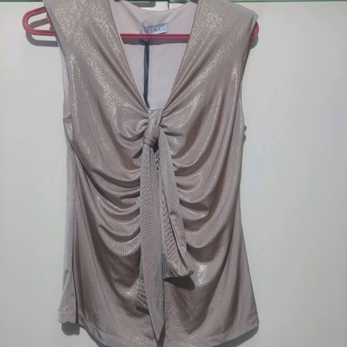 Gold blouse new, size S