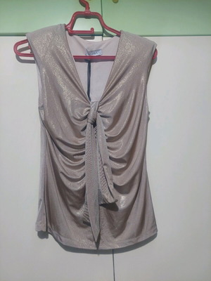 Gold blouse new, size S