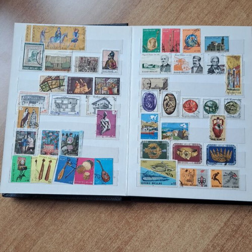 Album with Greek stamp collection like new