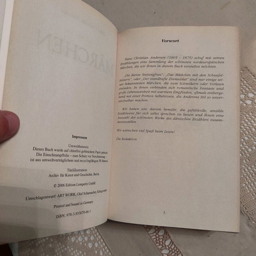 Andersens Märchen Lempertz book like new, German