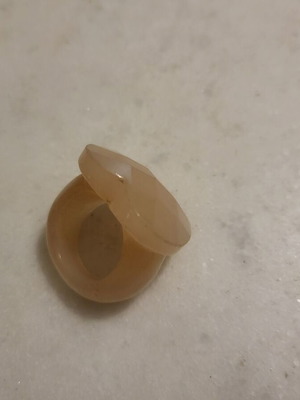 Ροζ quartz δαχτυλίδι μέγεθος 54-55 σαν καινούργιο