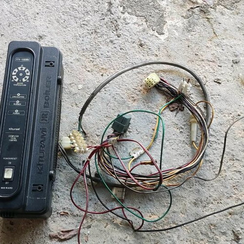 Kiturami 21S burner used with control unit and thermostat