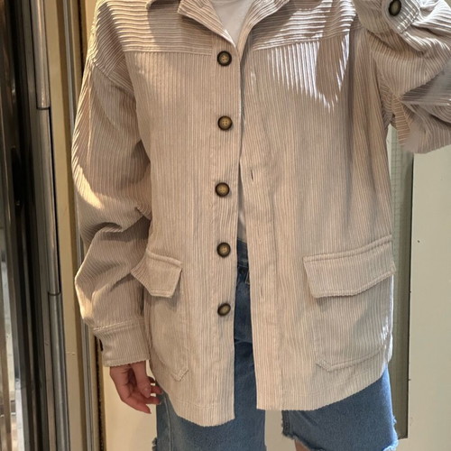 Beige corduroy overshirt/jacket Paranoia Fashion Company new, size M