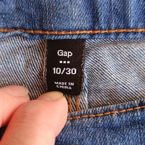 Gap Star Denim Shorts used, blue wash, size L