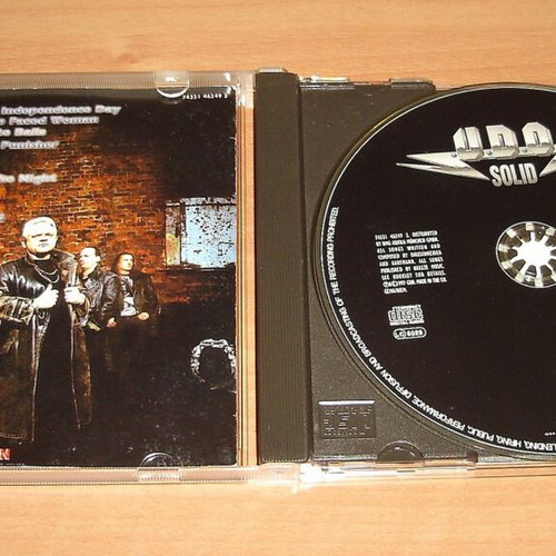 U.D.O. Solid CD used, metal