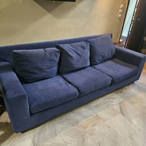 Blue sofa