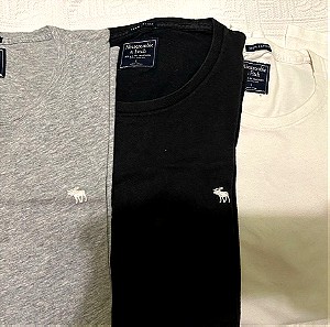 Abercrombie tshirts 3 τεμάχια