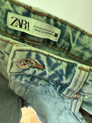 Zara jeans like new, size 42, blue
