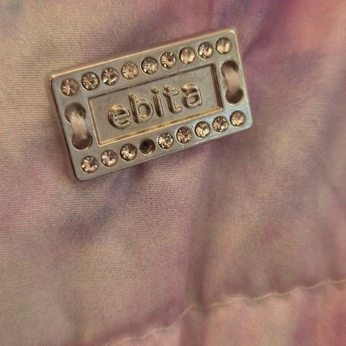 EbitA sleeveless jacket used, colorful, size 8