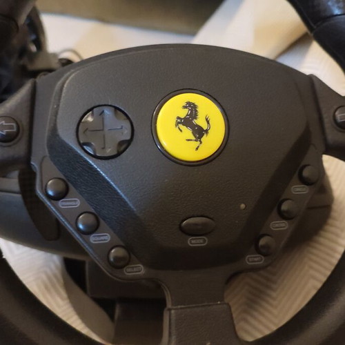 Thrustmaster Ferrari GT racing wheel for PlayStation 2 and PC