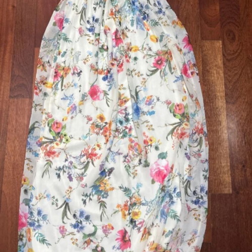 Dress like new, M/L, white with colorful floral print