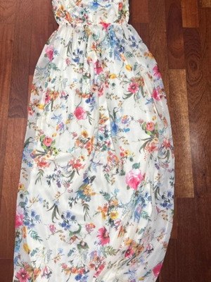 Dress like new, M/L, white with colorful floral print