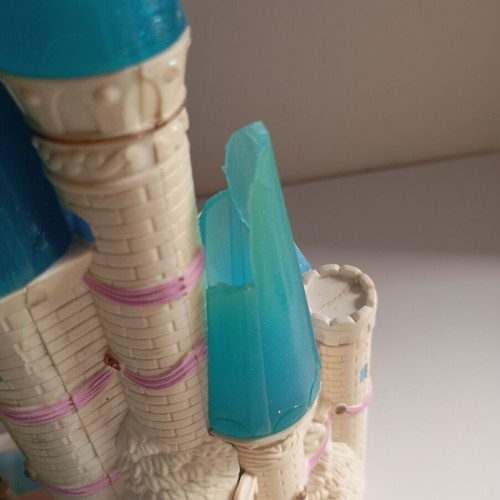 Trendmast Polly Pocket Cinderella castle vintage, lights not working, worn