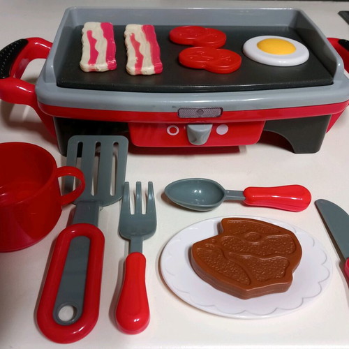 Grill set used, sound does not work