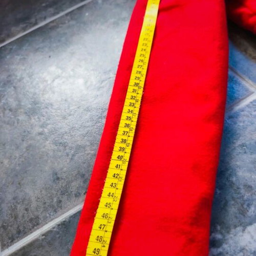 Red coat with satin lining like new