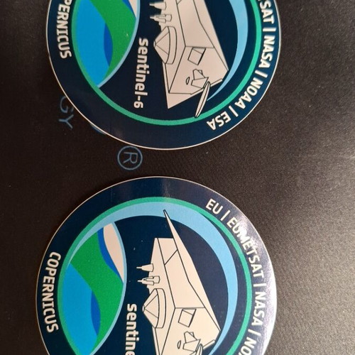 Sentinel-6 Collectible Stickers New ESA