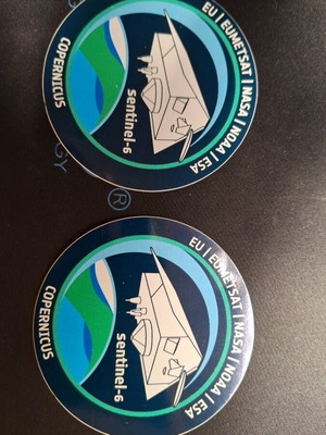 Sentinel-6 Collectible Stickers New ESA
