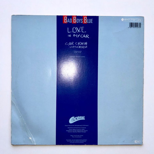 Bad Boys Blue Love In My Car 12" Maxi Single used, pop