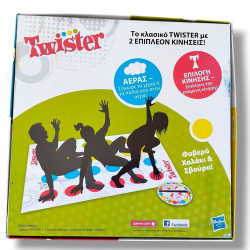 Twister board game used