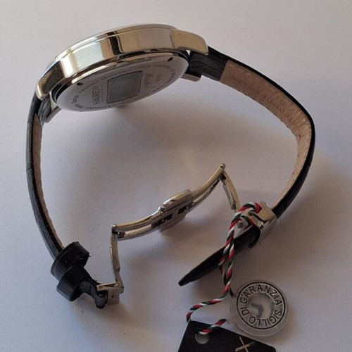Haurex Italy automatic watch like new, Miyota mechanism, black and silver