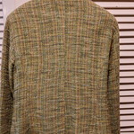 Oltre Green Checked Spring Jacket Like New