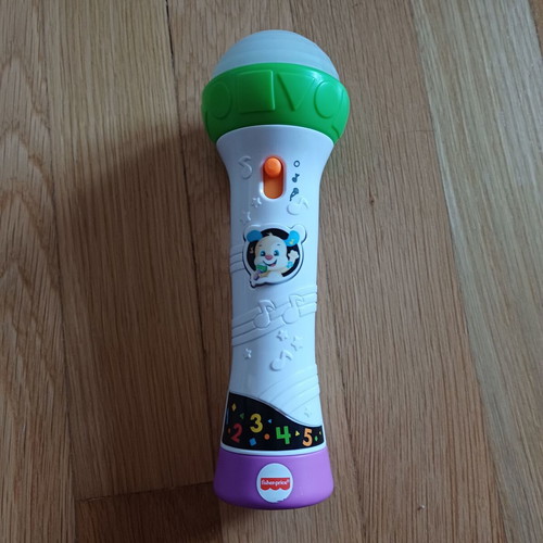 Fisher Price Laugh & Learn microphone used with songs and lights