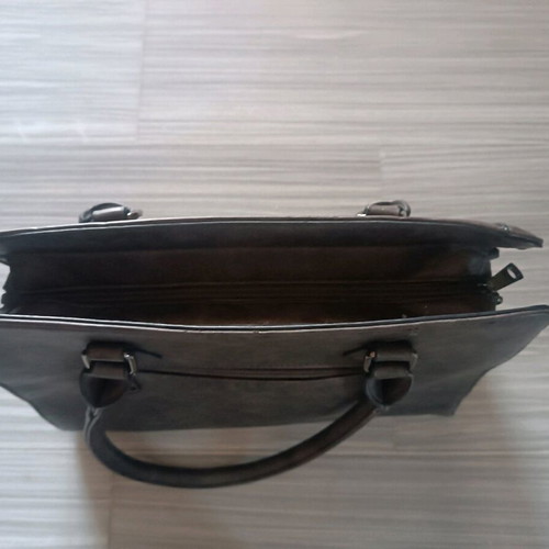 Women's handbag and shoulder bag like new, black-gray