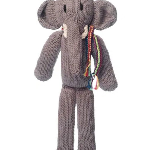 Handmade Kenana Kenya Elephant Toy new organic cotton