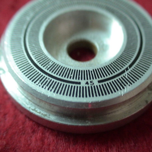 Thorens 45 RPM Strobe Adapter used for vinyl records