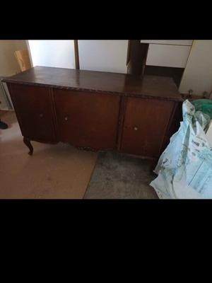 Μπουφές σερβάν μεταχειρισμένος δεκαετίας 1940 με τρία φύλλα