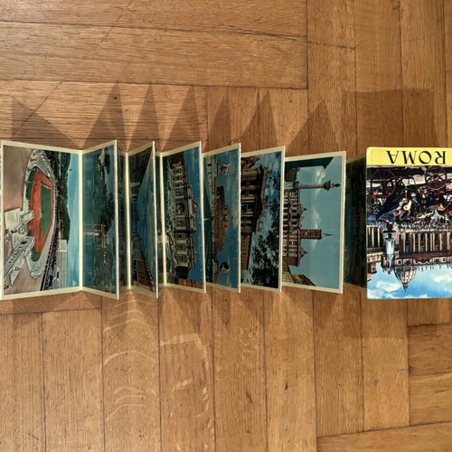 Rome folding photos used, set of 18 pieces