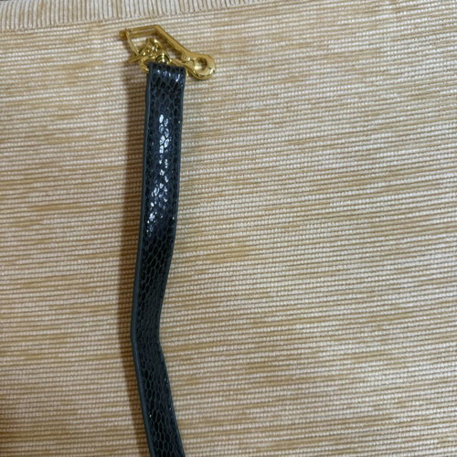 Bag strap green snake skin imitation like new