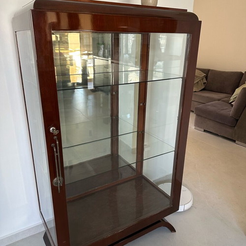 Antique showcase refurbished from 19th century
