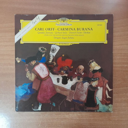 Carl Orff Carmina Burana vinyl record, Deutsche Grammophon